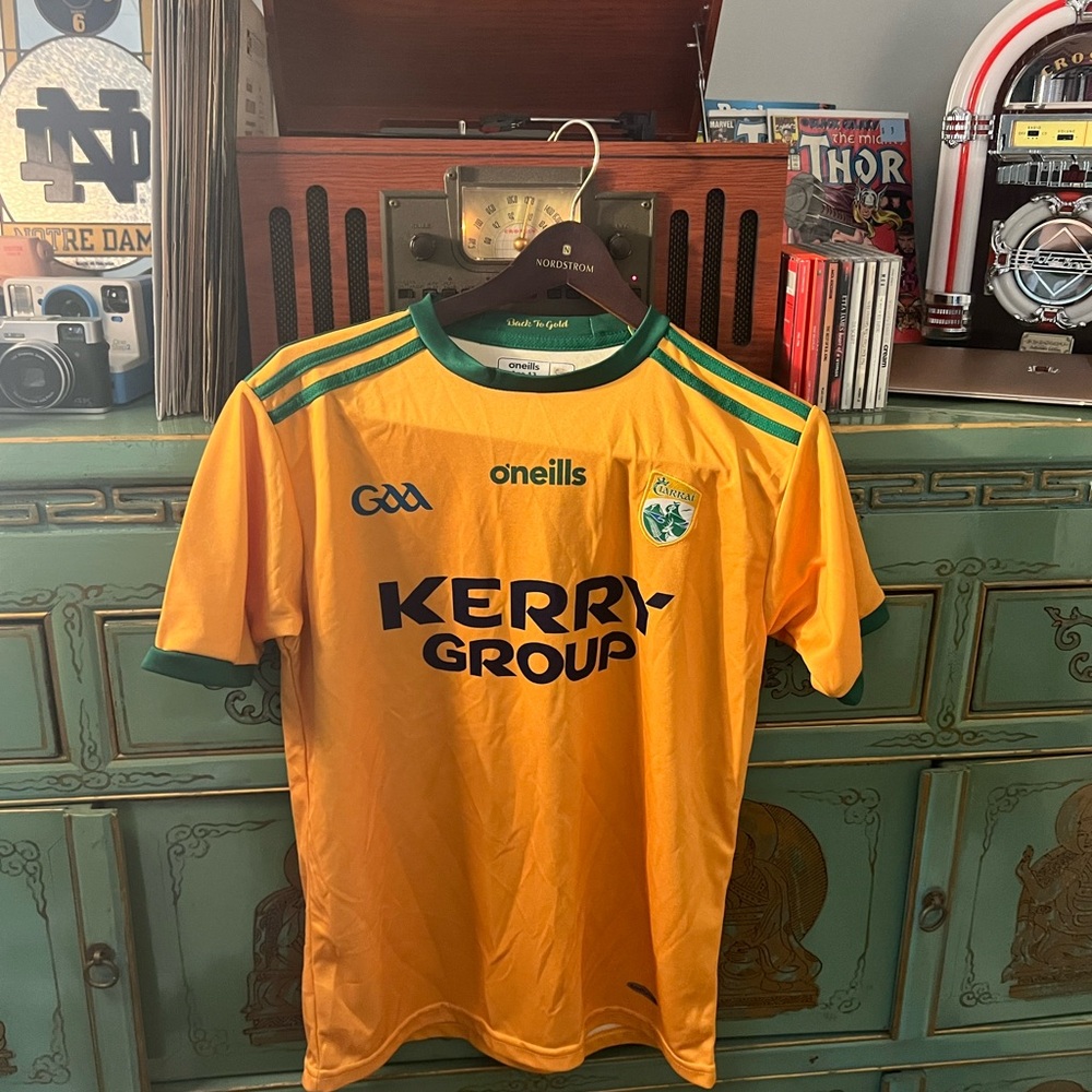 O'Neill's Kerry GAA Gold and Green Sports Jersey